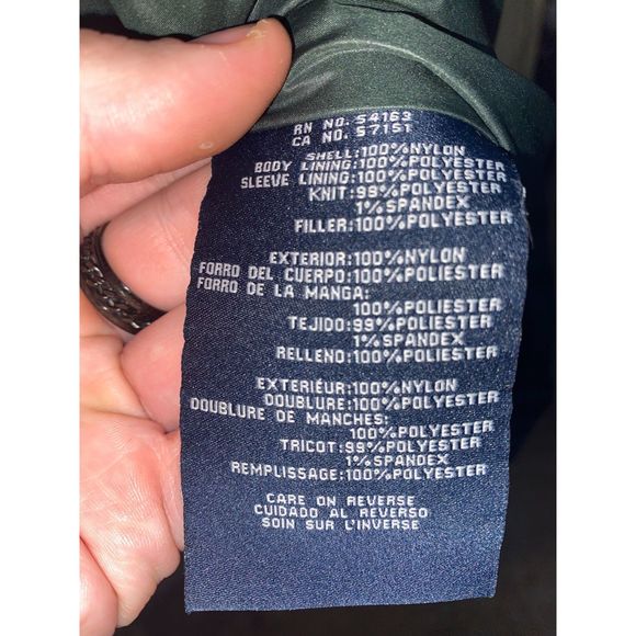 Men's Large Tommy Hilfiger Winter Puffer Coat - Picture 7 of 7